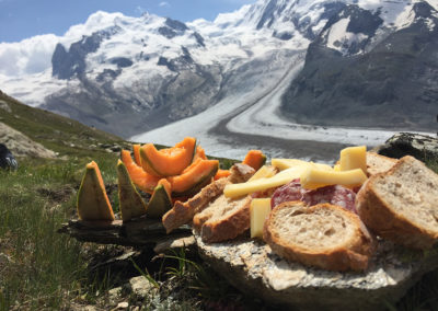 Lunch à Zermatt - Inspired Mountain Bike Adventure